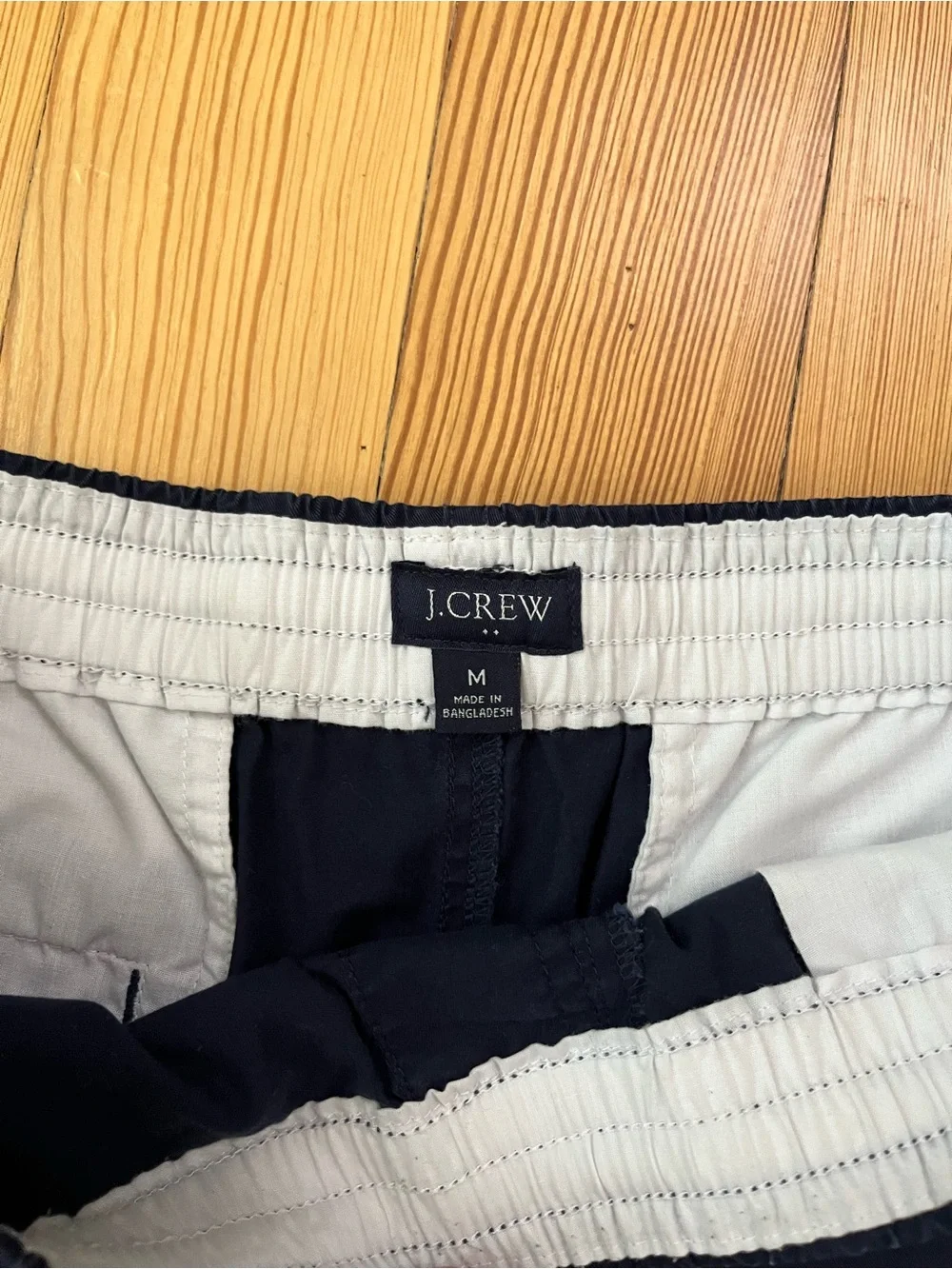 J. Crew Men’s Lightweight Navy Dock Shorts (M)